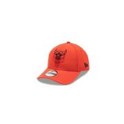 Oranje Bulls Stack Logo Pet New Era , Orange , Heren