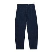 Indigo Denim Werkbroek Lemaire , Blue , Heren