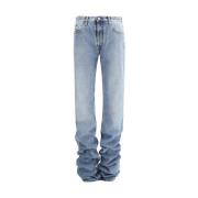 Gerimpelde Five-Pocket Jeans The Attico , Blue , Dames