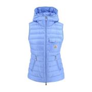 Blauwe Dons Gilet - Glygos Moncler , Blue , Dames