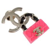 Pre-owned Metal brooches Chanel Vintage , Gray , Dames