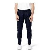 Lente Linnen Blend Broek Antony Morato , Blue , Heren