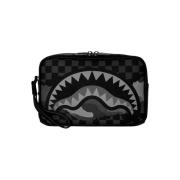 Zwarte Camo Toilettas Sprayground , Black , Dames