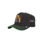 Zwarte Bug Blaster Trucker Cap Goorin Bros , Black , Heren