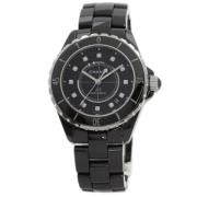 Pre-owned Glass watches Chanel Vintage , Black , Heren