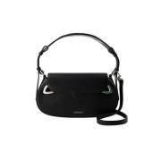 Leather handbags Off White , Black , Dames