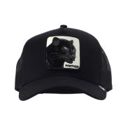 Zwarte Panther Cap Mesh Snapback Goorin Bros , Black , Heren