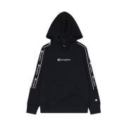 Legacy Script Hoodie Zwart Champion , Black , Heren