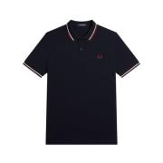 Marino Twin Tipped Polo Shirt Fred Perry , Blue , Heren