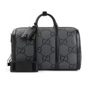 Grafiet Zwart Duffle Bag Gucci , Gray , Heren