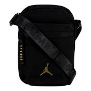 Zwart & Goud Airborne Festival Tas Jordan , Black , Heren