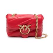 Sheep Nappa Love Puff Antique Gold Pinko , Red , Dames