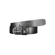 Zwarte leren riem voor vrouwen Tommy Hilfiger , Black , Dames