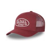 Rode truckerpet met stijl LOF B1 VON Dutch , Red , Heren