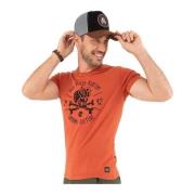 Oranje Load Tee Shirt VON Dutch , Orange , Heren