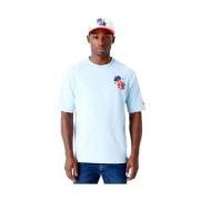 Dodgers MLB Bloemen Grafisch T-shirt New Era , Blue , Heren