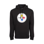 Steelers Team Logo Zwarte Hoodie New Era , Black , Heren