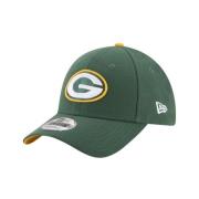 Groene Packers Geborduurde Gebogen Klep Pet New Era , Green , Heren