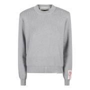 Round-neck Knitwear Golden Goose , Gray , Dames