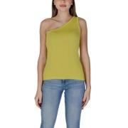 Gele Katoenen Tops & T-shirt b.young , Yellow , Dames