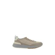 Sneakers met reliëflogo en vetersluiting Brunello Cucinelli , Multicol...