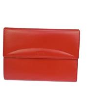 Pre-owned Leather wallets Loewe Pre-owned , Red , Dames