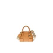 Amazona 16 Vierkante Leren Tas Loewe , Brown , Dames