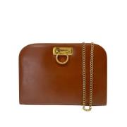 Pre-owned Leather crossbody-bags Salvatore Ferragamo Pre-owned , Brown...