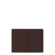 Kaarthouder Portemonnee Piquadro , Brown , Unisex