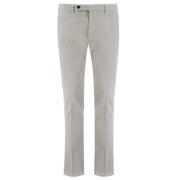 Slim Fit Katoenen Broek Berwich , Gray , Heren