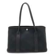 Pre-owned Canvas totes Hermès Vintage , Black , Dames