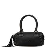 Pre-owned Leather chanel-bags Chanel Vintage , Black , Dames