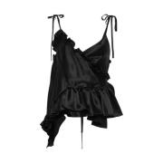 Zwarte Alessandra Top Cecilie Bahnsen , Black , Dames