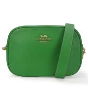 Pre-owned Leather shoulder-bags Coach Pre-owned , Green , Dames