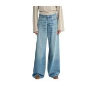 Bethany Wide Leg Denim Jeans Haikure , Blue , Dames