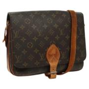 Pre-owned Canvas louis-vuitton-bags Louis Vuitton Vintage , Brown , Da...