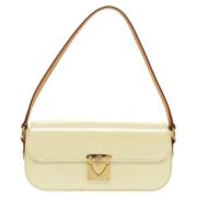 Pre-owned Leather louis-vuitton-bags Louis Vuitton Vintage , White , D...