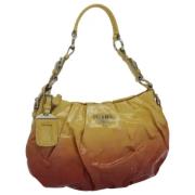 Pre-owned Canvas prada-bags Prada Vintage , Yellow , Dames