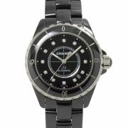 Pre-owned Glass watches Chanel Vintage , Black , Heren