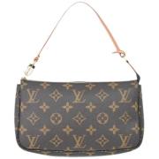 Pre-owned Canvas louis-vuitton-bags Louis Vuitton Vintage , Brown , Da...