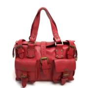 Pre-owned Leather handbags Mulberry Pre-owned , Red , Dames