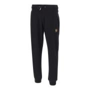 Zwarte Katoenen Jogger met Logopatch Belstaff , Black , Heren