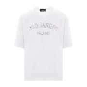 Casual T-shirt Collectie Dsquared2 , White , Heren