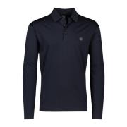 Korte Mouw Donkerblauwe Poloshirt Hugo Boss , Blue , Heren