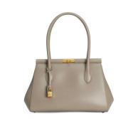 Grijze Schoudertas Elegante Stijl Dolce & Gabbana , Beige , Dames