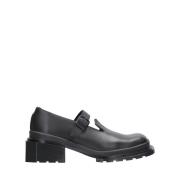 Zwarte platte schoenen met Wanama-leer Dr. Martens , Black , Dames