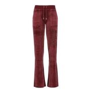 Bordeaux Broek met Elastische Taille Juicy Couture , Red , Dames