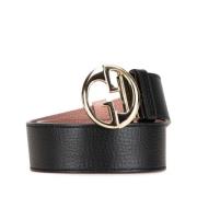 Pre-owned Leather belts Gucci Vintage , Black , Dames