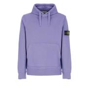 Paarse Katoenen Hoodie met Logopatch Stone Island , Purple , Heren