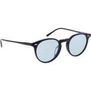 N.02 Zonnebril met Uniforme Lenzen Oliver Peoples , Black , Unisex